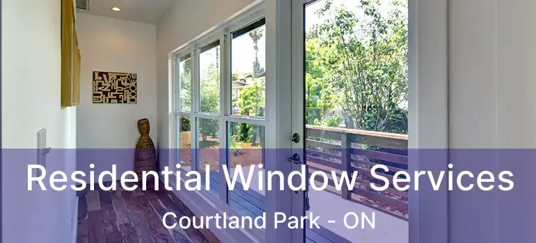  Residential Window Services Courtland Park - ON