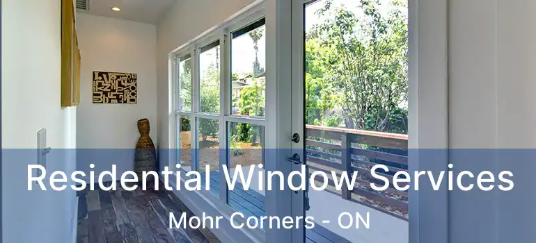  Residential Window Services Mohr Corners - ON