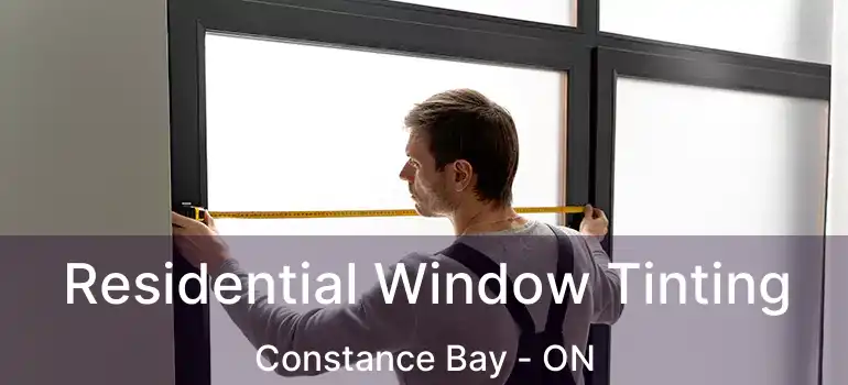  Residential Window Tinting Constance Bay - ON