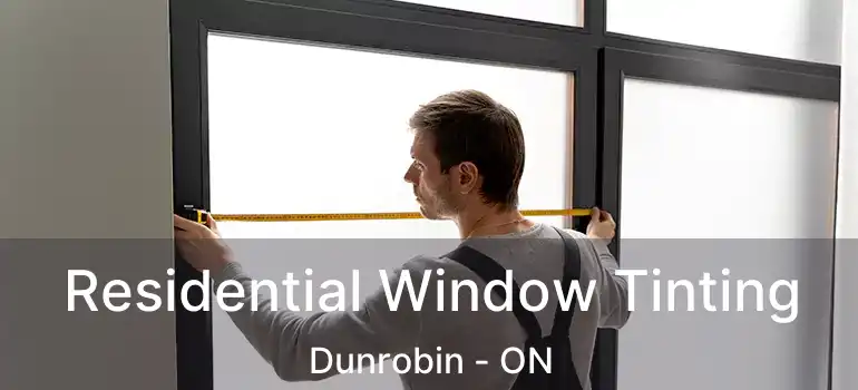  Residential Window Tinting Dunrobin - ON