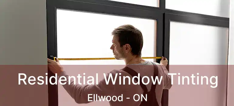  Residential Window Tinting Ellwood - ON