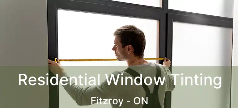  Residential Window Tinting Fitzroy - ON