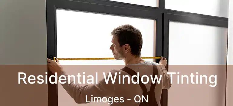  Residential Window Tinting Limoges - ON