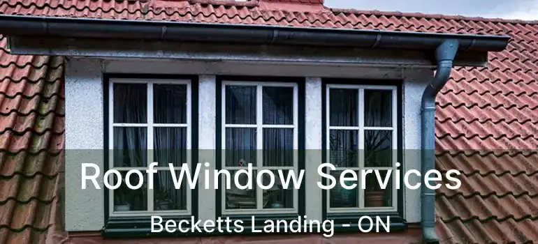  Roof Window Services Becketts Landing - ON