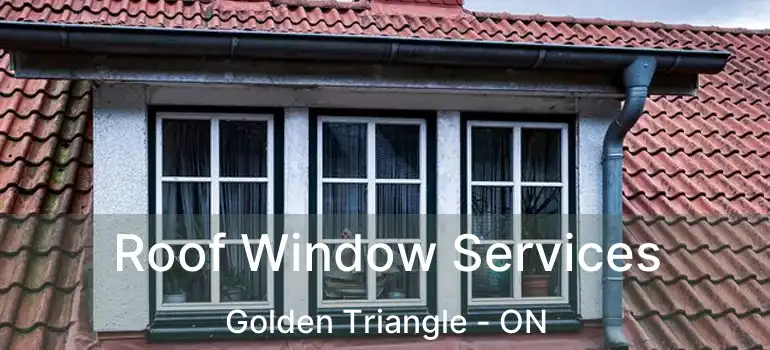  Roof Window Services Golden Triangle - ON