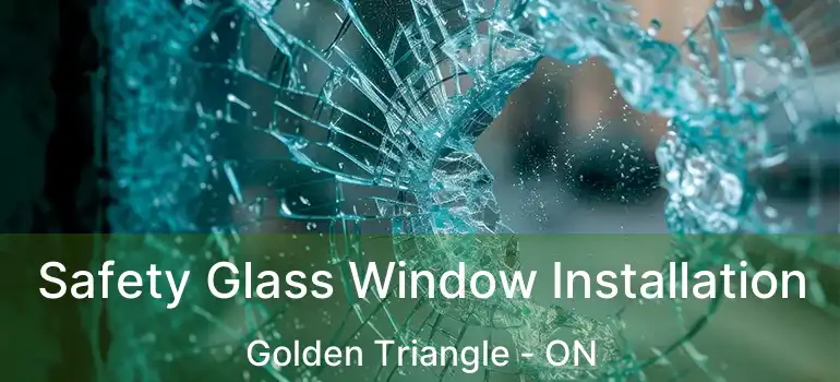  Safety Glass Window Installation Golden Triangle - ON