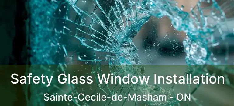  Safety Glass Window Installation Sainte-Cecile-de-Masham - ON