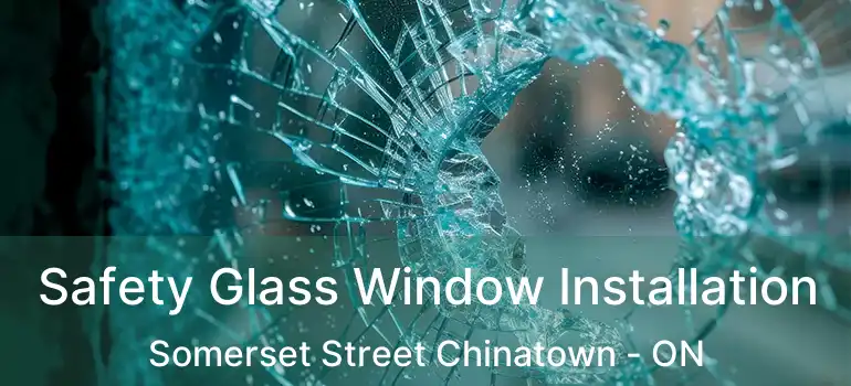  Safety Glass Window Installation Somerset Street Chinatown - ON