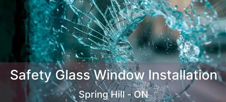  Safety Glass Window Installation Spring Hill - ON