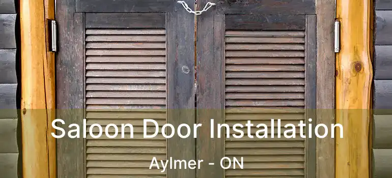  Saloon Door Installation Aylmer - ON