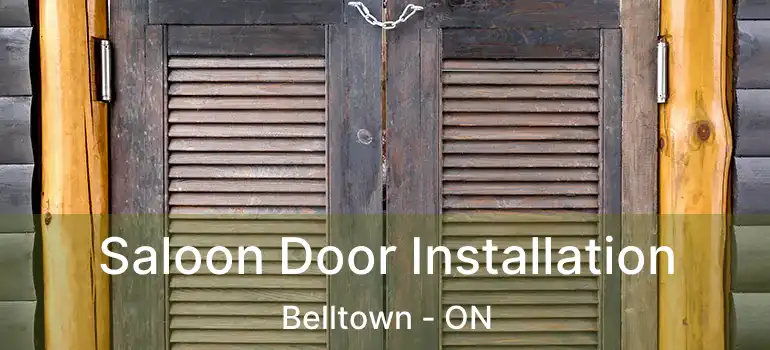  Saloon Door Installation Belltown - ON