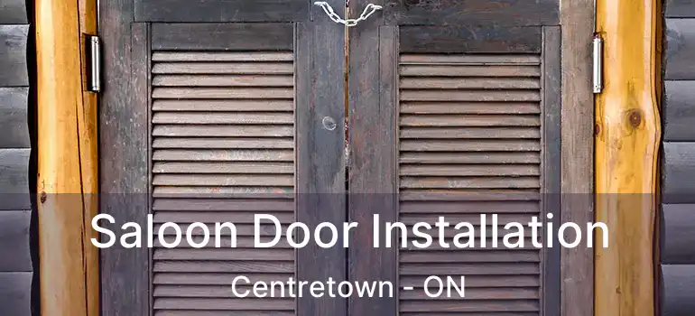  Saloon Door Installation Centretown - ON