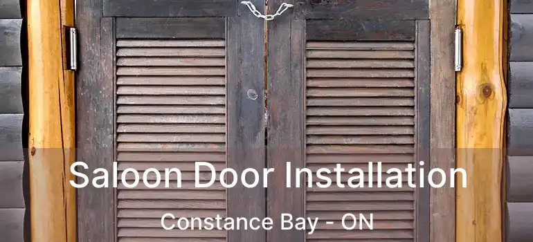  Saloon Door Installation Constance Bay - ON