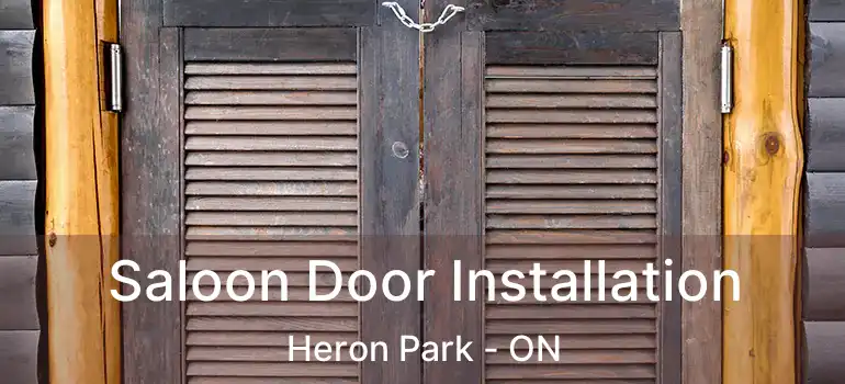  Saloon Door Installation Heron Park - ON