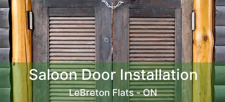  Saloon Door Installation LeBreton Flats - ON