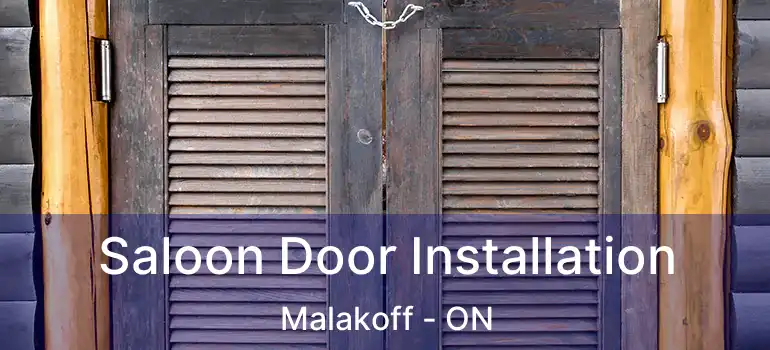  Saloon Door Installation Malakoff - ON