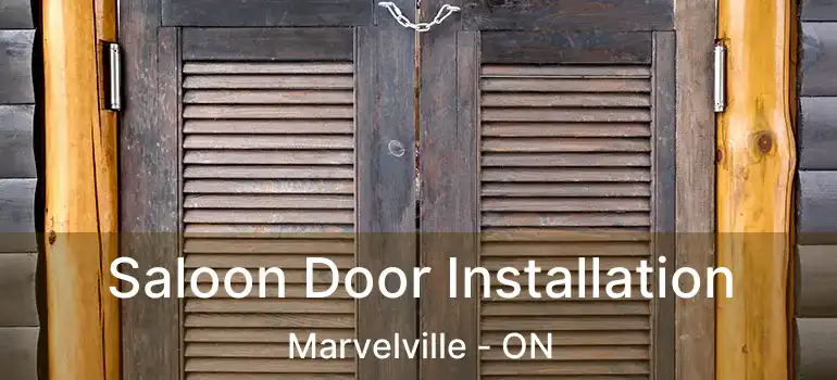  Saloon Door Installation Marvelville - ON