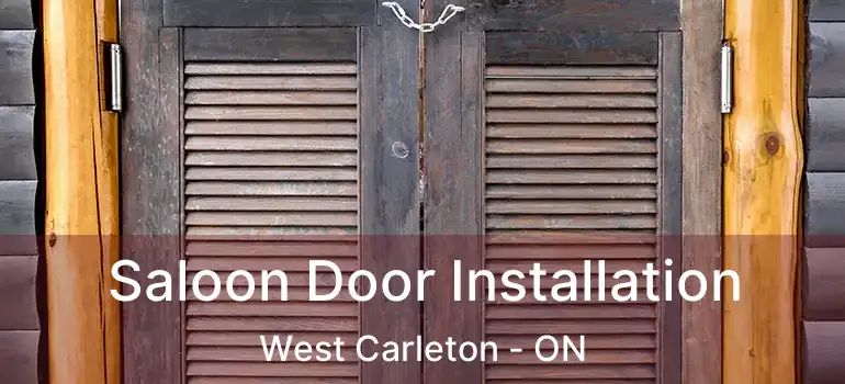  Saloon Door Installation West Carleton - ON