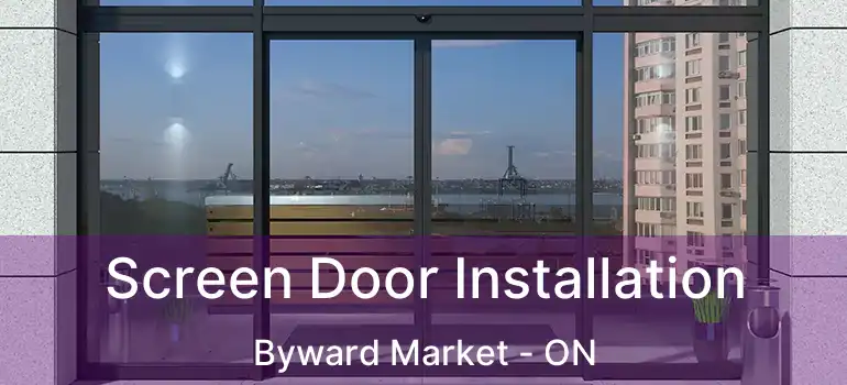  Screen Door Installation Byward Market - ON