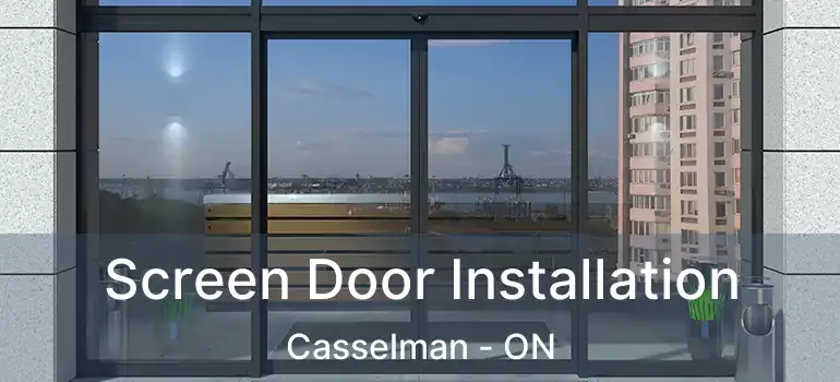  Screen Door Installation Casselman - ON