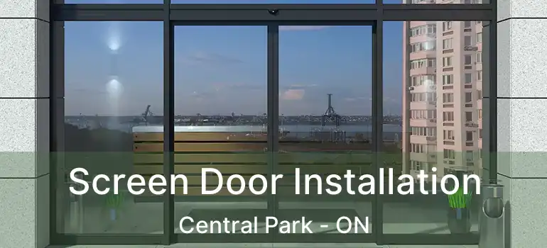  Screen Door Installation Central Park - ON