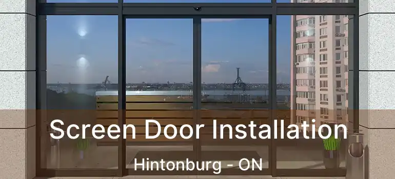  Screen Door Installation Hintonburg - ON