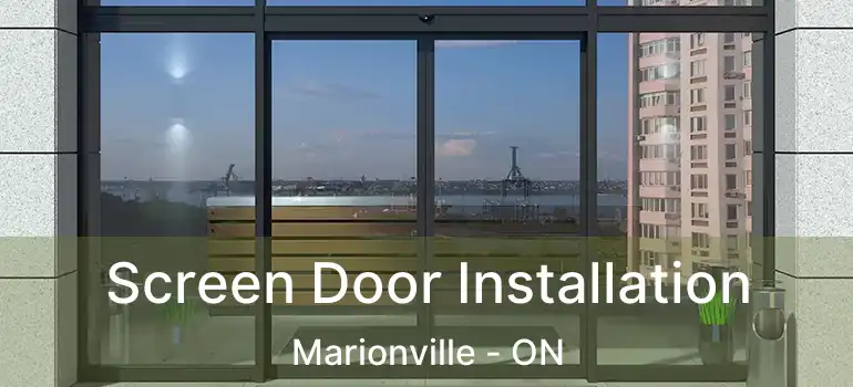  Screen Door Installation Marionville - ON