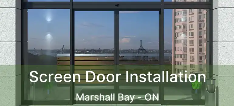  Screen Door Installation Marshall Bay - ON