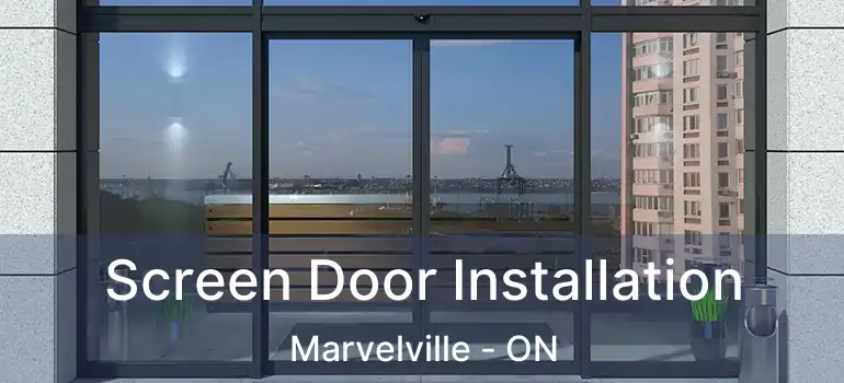  Screen Door Installation Marvelville - ON