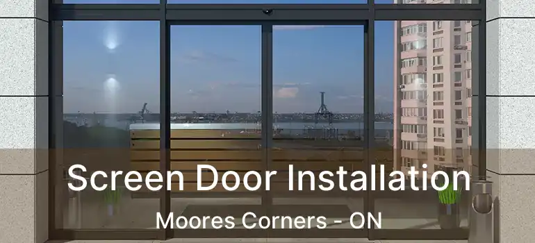  Screen Door Installation Moores Corners - ON