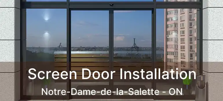  Screen Door Installation Notre-Dame-de-la-Salette - ON