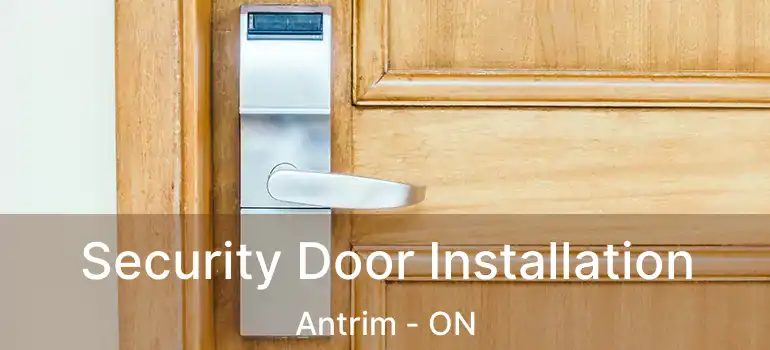  Security Door Installation Antrim - ON