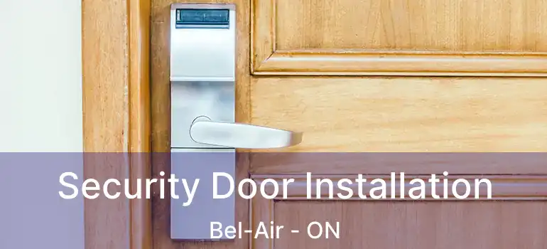  Security Door Installation Bel-Air - ON