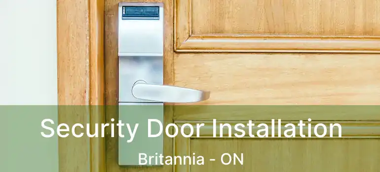  Security Door Installation Britannia - ON