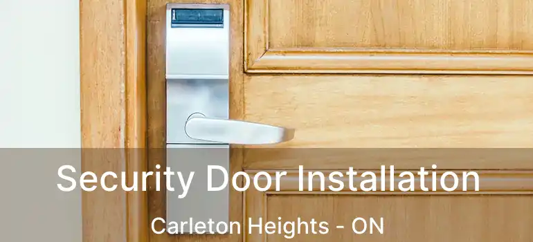  Security Door Installation Carleton Heights - ON