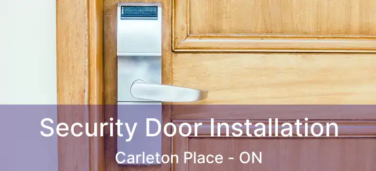  Security Door Installation Carleton Place - ON