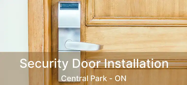  Security Door Installation Central Park - ON