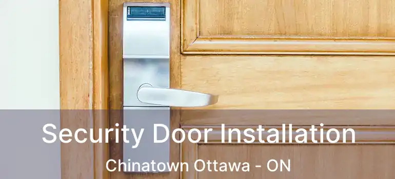  Security Door Installation Chinatown Ottawa - ON