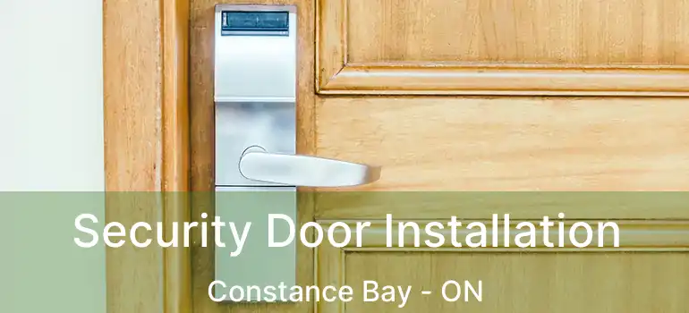  Security Door Installation Constance Bay - ON