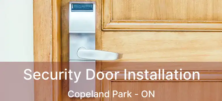  Security Door Installation Copeland Park - ON