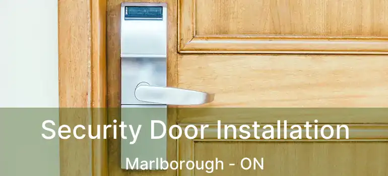  Security Door Installation Marlborough - ON