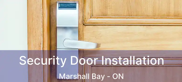  Security Door Installation Marshall Bay - ON