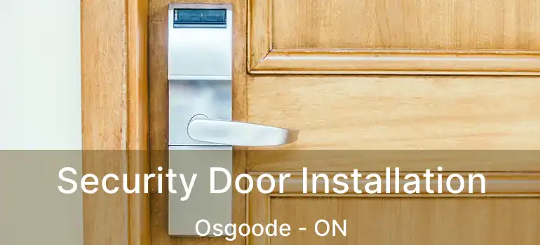  Security Door Installation Osgoode - ON