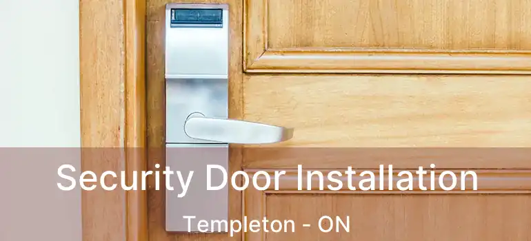  Security Door Installation Templeton - ON