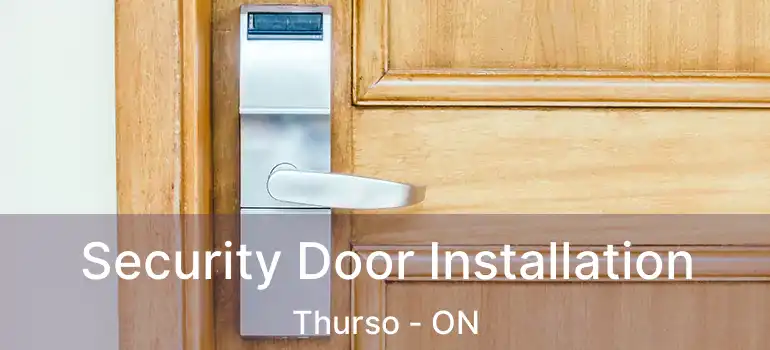  Security Door Installation Thurso - ON