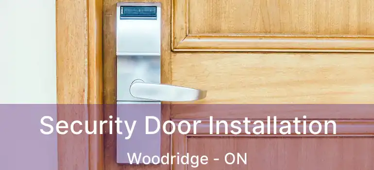  Security Door Installation Woodridge - ON