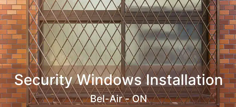  Security Windows Installation Bel-Air - ON