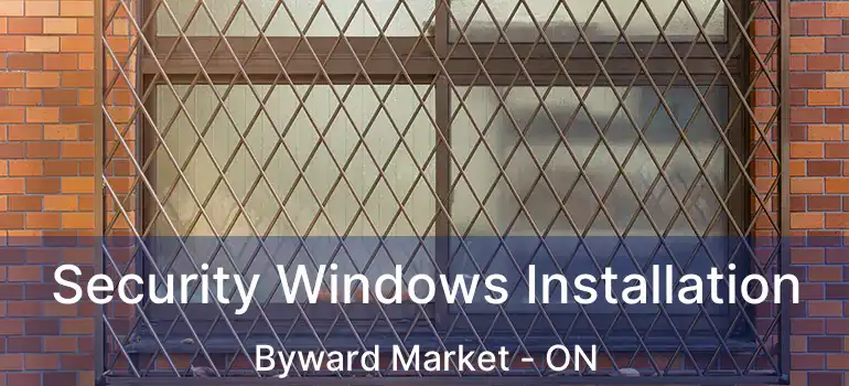  Security Windows Installation Byward Market - ON