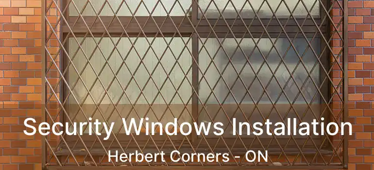  Security Windows Installation Herbert Corners - ON