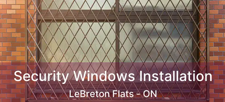  Security Windows Installation LeBreton Flats - ON